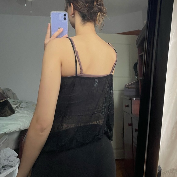 Lace tank top cover up - Picture 2 of 6